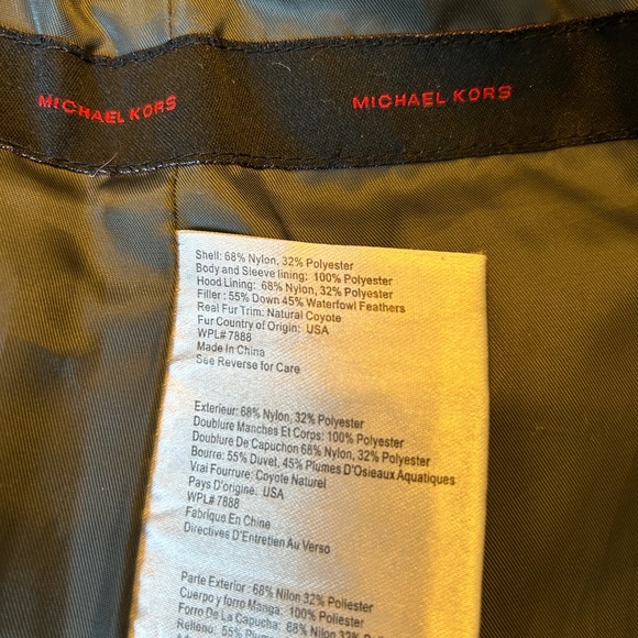 Michael Kors winter coat w/ real fur trim - Picture 6 of 6